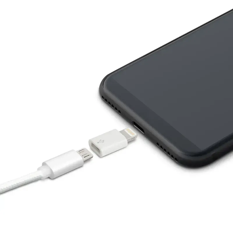 Laptop, Telefoane si Tablete - Telefoane mobile si accesorii - Accesorii Telefoane - Cabluri si adaptoare telefoane - Adaptor iPhone Lightning tata la Micro USB mama Delight 55448 - Infinity.ro