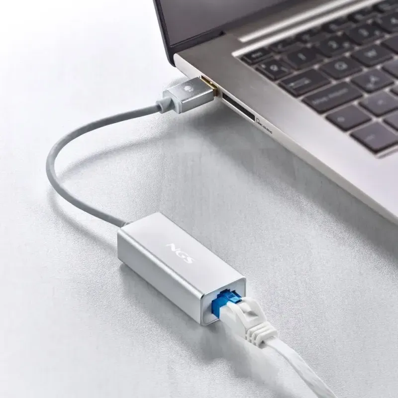 PC, gaming si accesorii - Retelistica - Placi de retea - Adaptor retea NGS Hacker 3.0 USB3.0 la RJ45 1000Mbit/s Gigabit Ethernet - Infinity.ro