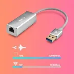 PC, gaming si accesorii - Retelistica - Placi de retea - Adaptor retea NGS Hacker 3.0 USB3.0 la RJ45 1000Mbit/s Gigabit Ethernet - Infinity.ro