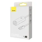 PC, gaming si accesorii - Retelistica - Placi de retea - Adaptor retea Baseus Lite USB 2.0 la RJ45 10/100Mbps cu LED WKQX000001 - Infinity.ro