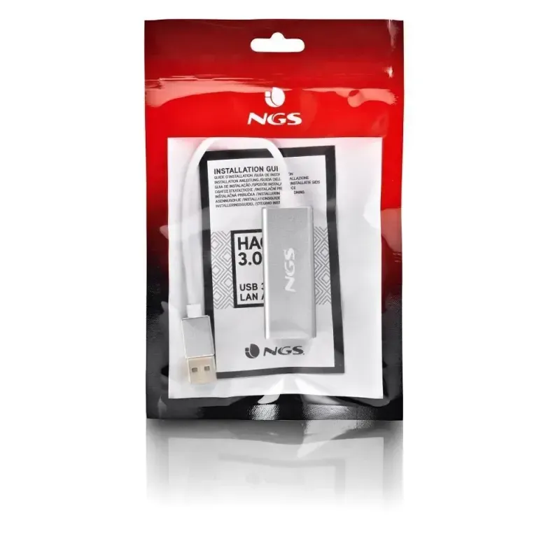 PC, gaming si accesorii - Retelistica - Placi de retea - Adaptor retea NGS Hacker 3.0 USB3.0 la RJ45 1000Mbit/s Gigabit Ethernet - Infinity.ro