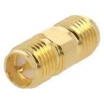 PC, gaming si accesorii - Retelistica - Cabluri si accesorii - Adaptor SMA mama - RP-SMA tata reverse drept 50ohm teflon aurit AMPHENOL 132169RP - Infinity.ro