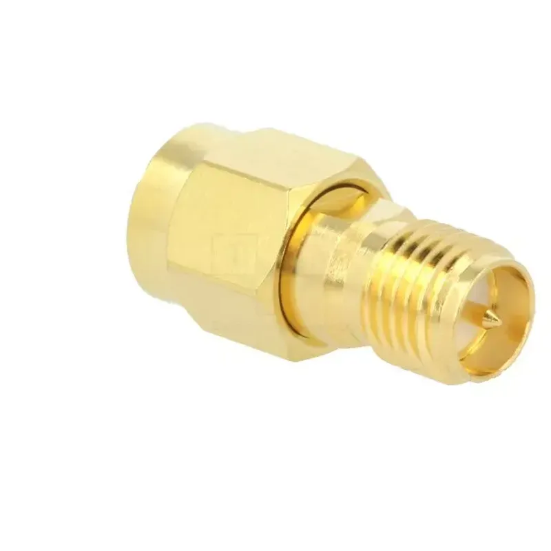 PC, gaming si accesorii - Retelistica - Cabluri si accesorii - Adaptor SMA tata - RP-SMA tata reverse drept 50ohm teflon aurit AMPHENOL 132171RP - Infinity.ro