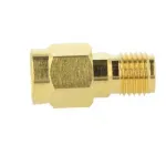 PC, gaming si accesorii - Retelistica - Cabluri si accesorii - Adaptor SMA tata - RP-SMA tata reverse drept 50ohm teflon aurit AMPHENOL 132171RP - Infinity.ro
