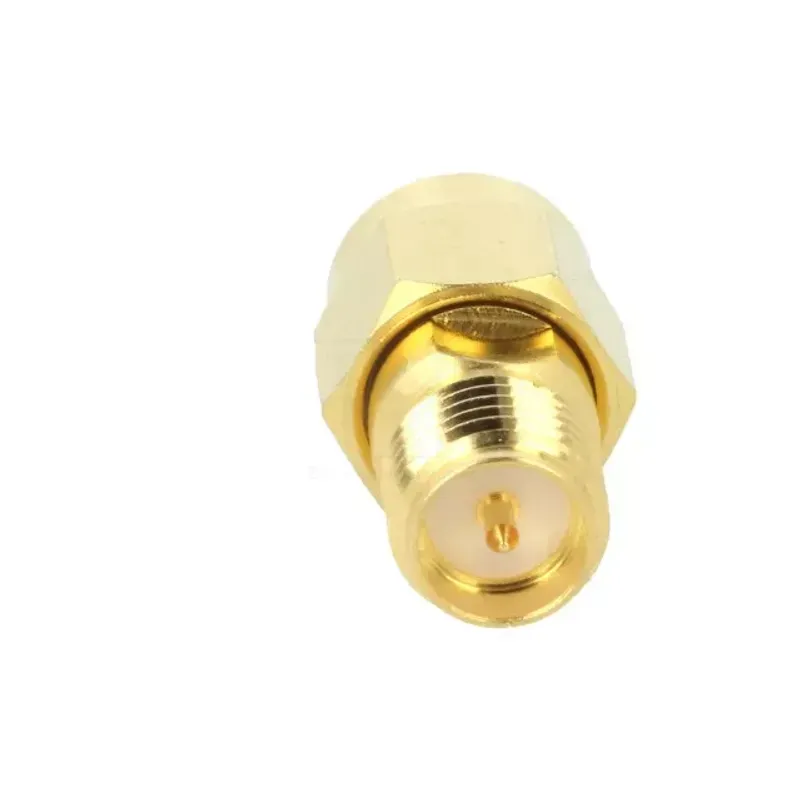 PC, gaming si accesorii - Retelistica - Cabluri si accesorii - Adaptor SMA tata - RP-SMA tata reverse drept 50ohm teflon aurit AMPHENOL 132171RP - Infinity.ro