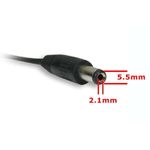 TV, Audio-Video si Foto - Audio Hi-Fi - Accesorii Audio Hi-Fi - Cablu adaptor cu mufa DC 2.1x5.5 mm 1x mama la 8x tata pentru camere supraveghere - Infinity.ro
