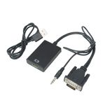 TV, Audio-Video si Foto - Accesorii TV si audio - Cabluri si adaptoare video - Cablu adaptor VGA tata + JACK 3.5 mm - HDMI mama 0.1m Windows 10 - Infinity.ro
