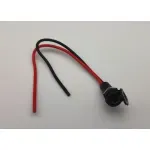 Casa si Gradina - Electrice - Cabluri electrice si conductori - Cablu alimentare cu mufa DC mama 5.5x2.1mm fixare manson + capac rezistent la apa (5999) - Infinity.ro