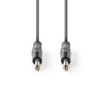 TV, Audio-Video si Foto - Accesorii TV si audio - Cabluri si adaptoare audio - Cablu audio 3m Jack Mono 6.35 mm tata - Jack Mono 6.35 mm tata Nedis - Infinity.ro