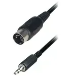 PC, gaming si accesorii - Retelistica - Cabluri si accesorii - Cablu audio stereo 1.5m 3.5 mm JACK tata - 5PIN DIN tata - Infinity.ro