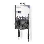 TV, Audio-Video si Foto - Accesorii TV si audio - Cabluri si adaptoare audio - Cablu audio stereo 6.35 mm tata - 6.35 mm tata 5m gri NEDIS - Infinity.ro