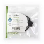 TV, Audio-Video si Foto - Accesorii TV si audio - Cabluri si adaptoare audio - Cablu Audio Stereo Jack 3.5 mm tata - 2x 3.5 mm mama 0.2m Nedis - Infinity.ro
