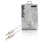 TV, Audio-Video si Foto - Accesorii TV si audio - Cabluri si adaptoare audio - Cablu audio stereo Jack 3.5 mm tata - 3.5 mm tata 1m OFC alb Profigold - Infinity.ro