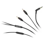 TV, Audio-Video si Foto - Accesorii TV si audio - Cabluri si adaptoare audio - Cablu casti cu microfon Jack - 2x Jack 1m Kruger&Matz - Infinity.ro