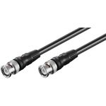 PC, gaming si accesorii - Retelistica - Cabluri si accesorii - Cablu conector video BNC (RG59) 5m dublu ecranat tata-tata Goobay 50074 - Infinity.ro