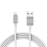 Laptop, Telefoane si Tablete - Telefoane mobile si accesorii - Accesorii Telefoane - Cabluri si adaptoare telefoane - Cablu de date 2in1 iPad iPhone Lightning +Micro USB 1m 1A alb delight - Infinity.ro