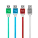 Laptop, Telefoane si Tablete - Telefoane mobile si accesorii - Accesorii Telefoane - Cabluri si adaptoare telefoane - Cablu de date si incarcare USB Type C invelis siliconic 1m 2.1A Delight - Infinity.ro