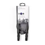 TV, Audio-Video si Foto - Accesorii TV si audio - Cabluri si adaptoare audio - Cablu Digital DMX XLR 3-pini tata - XLR 3-pini mama 110 Ohm 1.5m gri Nedis - Infinity.ro