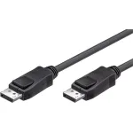 TV, Audio-Video si Foto - Accesorii TV si audio - Cabluri si adaptoare video - Cablu DisplayPort DP tata la DP tata 1m Goobay - Infinity.ro