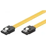 PC, gaming si accesorii - Retelistica - Cabluri si accesorii - Cablu hdd sata L la sata L 0.3m clip 6GBit/s Goobay - Infinity.ro