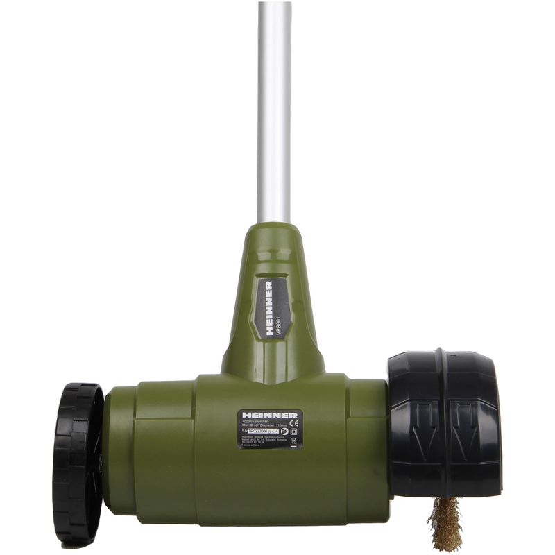 Casa si Gradina - Gradinarit si plante - Utilaje gradina - Coase electrice si motocoase - Perie electrica pentru buruieni Heinner VPB001, 400 W,1800 rpm,maner telescopic,110 mm diametru perie - Infinity.ro