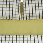 Casa si Gradina - Textile si covoare - Lenjerii de pat - Seturi de lenjerie - Lenjerie de pat pentru 2 persoane, 4 piese, microfibra, Patratele - Infinity.ro
