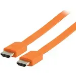 TV, Audio-Video si Foto - Accesorii TV si audio - Cabluri si adaptoare video - Cablu HDMI - HDMI High speed plat cu eternet 2m portocaliu VALUELINE - Infinity.ro