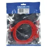 TV, Audio-Video si Foto - Accesorii TV si audio - Cabluri si adaptoare video - Cablu HDMI - HDMI Hign speed plat cu eternet 2m rosu VALUELINE - Infinity.ro