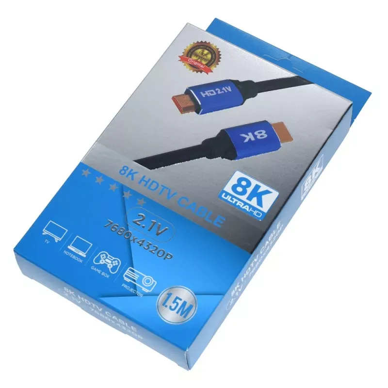 TV, Audio-Video si Foto - Accesorii TV si audio - Cabluri si adaptoare video - Cablu HDMI v2.1 4K 8K 60Hz 3m tata-tata - Infinity.ro
