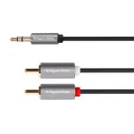 TV, Audio-Video si Foto - Accesorii TV si audio - Cabluri si adaptoare audio - Cablu JACK 3.5 mm - 2x RCA 5m STEREO Basic KRUGER&MATZ - Infinity.ro