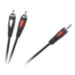 TV, Audio-Video si Foto - Accesorii TV si audio - Cabluri si adaptoare audio - Cablu Jack 3.5 mm la 2x RCA 10m Eco-Line Cabletech - Infinity.ro