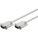 TV, Audio-Video si Foto - Accesorii TV si audio - Cabluri si adaptoare video - Cablu monitor VGA 15p HD tata -15p HD tata 2m dublu ecranat Goobay - Infinity.ro