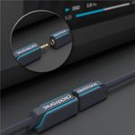 TV, Audio-Video si Foto - Accesorii TV si audio - Cabluri si adaptoare audio - Cablu prelungitor audio Profesional Jack 3.5 mm 3m mama-tata stereo OFC cupru dublu ecaranat fara oxigen Clicktronic 70488 - Infinity.ro