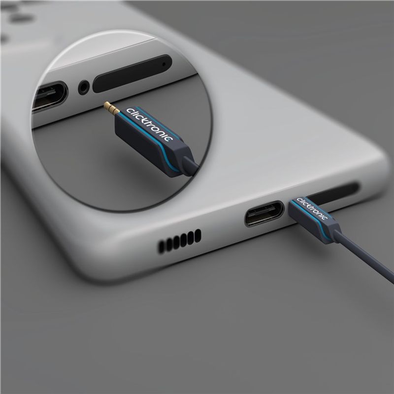 TV, Audio-Video si Foto - Accesorii TV si audio - Cabluri si adaptoare audio - Cablu prelungitor audio Profesional Jack 3.5 mm 3m mama-tata stereo OFC cupru dublu ecaranat fara oxigen Clicktronic 70488 - Infinity.ro