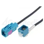 PC, gaming si accesorii - Retelistica - Cabluri si accesorii - Cablu prelungitor antena Fakra-Fakra mama-mama 90grade 2m 4CarMedia - Infinity.ro