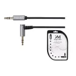 TV, Audio-Video si Foto - Accesorii TV si audio - Cabluri si adaptoare audio - Cablu prelungitor Jack 3.5 mm la 3.5 90 grade 1m Profesional Kruger&Matz - Infinity.ro