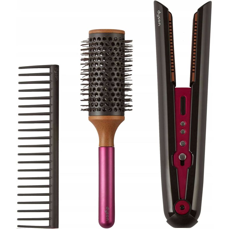 Jucarii, Copii si Bebe - Jucarii si jocuri - Jucarii de rol - Seturi de curatenie copii si accesorii - Kit de styling, Casdon, Dyson, roz si gri, pentru copii peste 3 ani - Infinity.ro