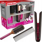 Jucarii, Copii si Bebe - Jucarii si jocuri - Jucarii de rol - Seturi de curatenie copii si accesorii - Kit de styling, Casdon, Dyson, roz si gri, pentru copii peste 3 ani - Infinity.ro