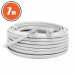 PC, gaming si accesorii - Retelistica - Cabluri si accesorii - Cablu telefon RJ11 7m Fisa modulara 6P4C - fisa modulara 6P4C alb 20302 - Infinity.ro