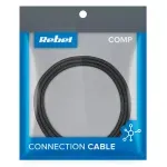 Laptop, Telefoane si Tablete - Telefoane mobile si accesorii - Accesorii Telefoane - Cabluri si adaptoare telefoane - Cablu USB - USB Type C 0.5m negru panzat REBEL - Infinity.ro