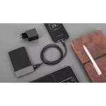 Laptop, Telefoane si Tablete - Telefoane mobile si accesorii - Accesorii Telefoane - Cabluri si adaptoare telefoane - Cablu USB - USB Type C 0.5m negru panzat REBEL - Infinity.ro