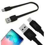 Laptop, Telefoane si Tablete - Telefoane mobile si accesorii - Accesorii Telefoane - Cabluri si adaptoare telefoane - Cablu USB 2.0 A mufa - USB type C mufa 0.25m plat negru Green Cell KABGC03 - Infinity.ro