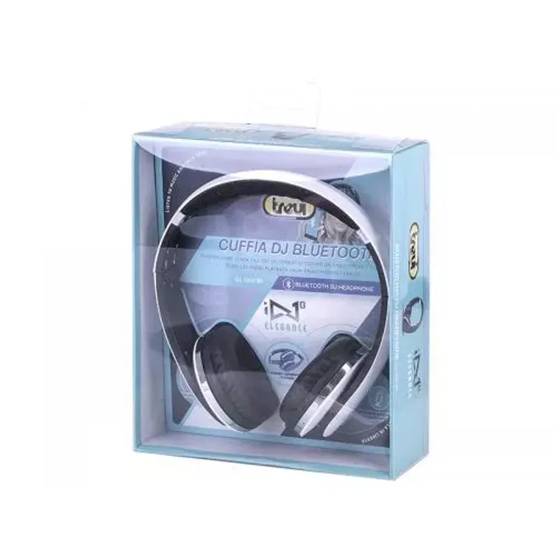TV, Audio-Video si Foto - Portabile audio - Casti audio - Casti Bluetooth cu microfon DJ 1200 albe Trevi - Infinity.ro