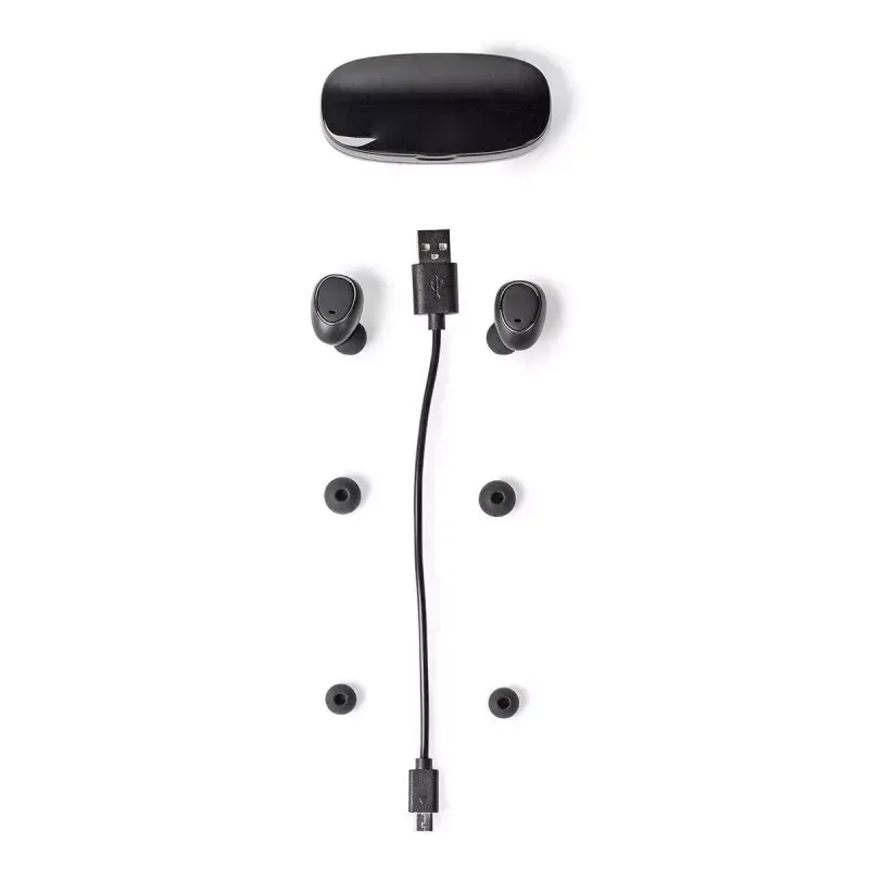 TV, Audio-Video si Foto - Portabile audio - Casti audio - Casti bluetooth In-Ear cu tehnologie True Wireless Stereo si reincarcare in carcasa NEDIS - Infinity.ro