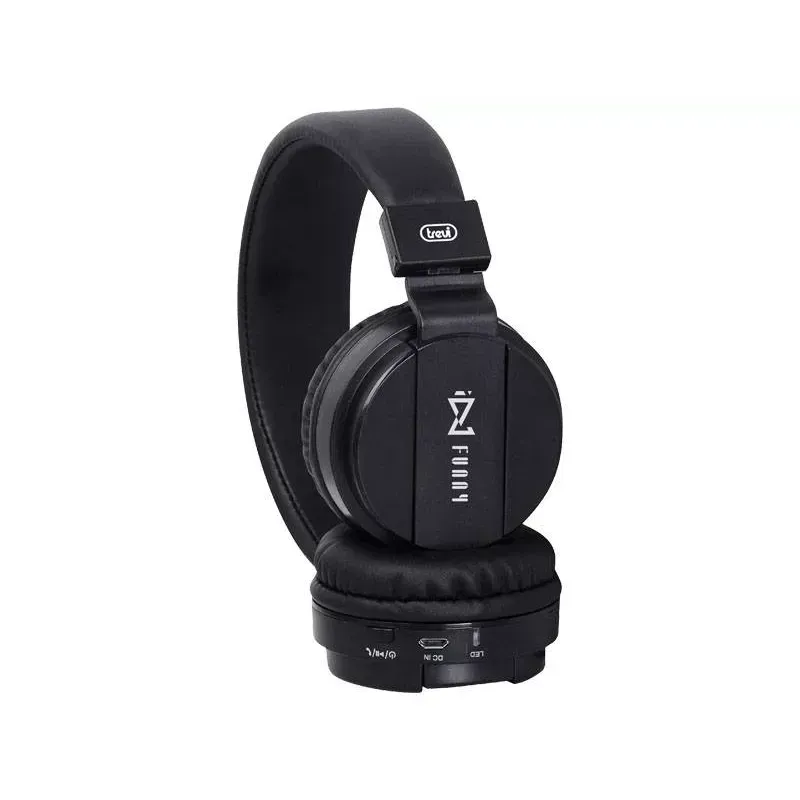 TV, Audio-Video si Foto - Portabile audio - Casti audio - Casti Bluetooth cu microfon DJ 1230 negre Trevi - Infinity.ro