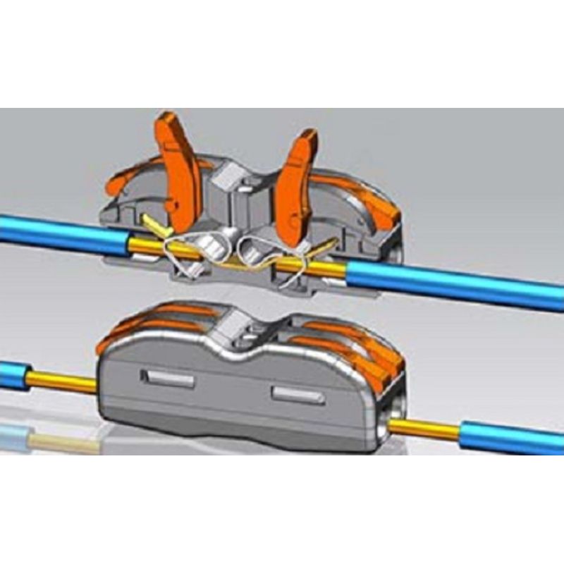 Casa si Gradina - Electrice - Cabluri electrice si conductori - Conector doza 1X4mm2 / 1X4mm2 (PCT-221P) HFP421 - Infinity.ro