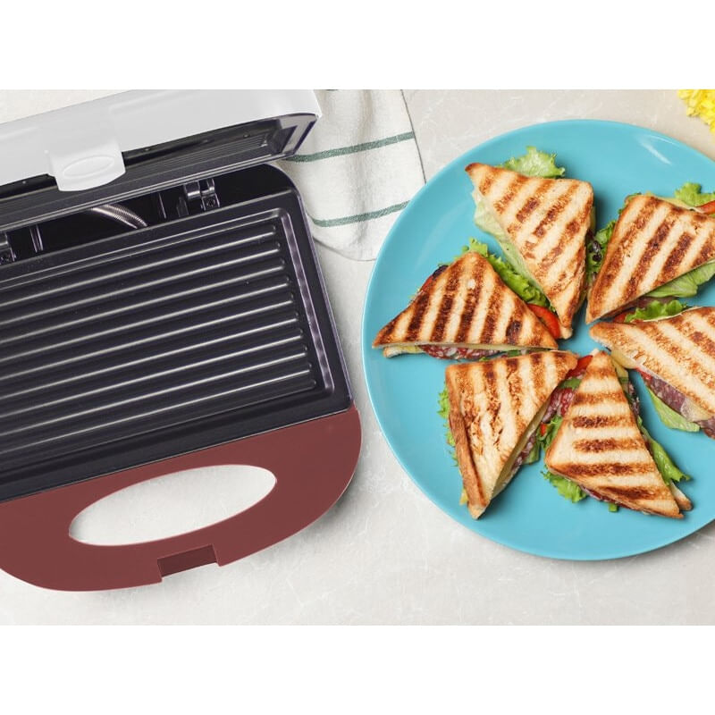 Electronice si Electrocasnice - Electrocasnice bucatarie - Preparare paine - Sandwich-maker - Sandwich Maker Beper P101TOS010 - Infinity.ro