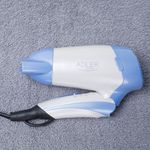 Ingrijire personala si Cosmetice - Aparate & accesorii ingrijire personala - Hair styling - Uscatoare de par - Uscator de par de voiaj, Pliabil, 1200 W, 2 trepte de putere, Alb/Albastru - Infinity.ro