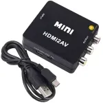 TV, Audio-Video si Foto - Accesorii TV si audio - Cabluri si adaptoare video - Convertor AV HDMI la 3x RCA VA370 - Infinity.ro