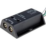 Auto si Moto - Electronice auto - Subwoofere si boxe auto - Convertor HI-LOW nivel semnale difuzor la 2x RCA audio aurit 40W intrare cabluri 4CarMedia - Infinity.ro